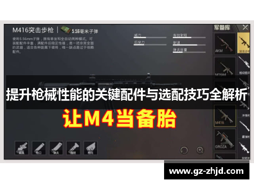 提升枪械性能的关键配件与选配技巧全解析